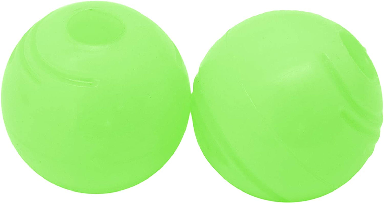 Chew King Glowing Fetch Ball 2-Pack: 3-Inch, Fits Ball Launcher, Glow in the Dark