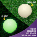 Chew King Glowing Fetch Ball 2-Pack: 3-Inch, Fits Ball Launcher, Glow in the Dark