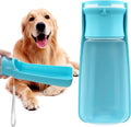 Portable Dog Water Bottle 19 OZ: Blue, for Walking, Small to Large Dogs