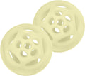 Chew King Glowing Fetch Ball 2-Pack: 3-Inch, Fits Ball Launcher, Glow in the Dark