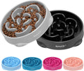 Mateeylife 1 or 2 Pieces, Slow Feeder Dog Bowls: Anti-Choking Puzzle Bowls - Various Colors