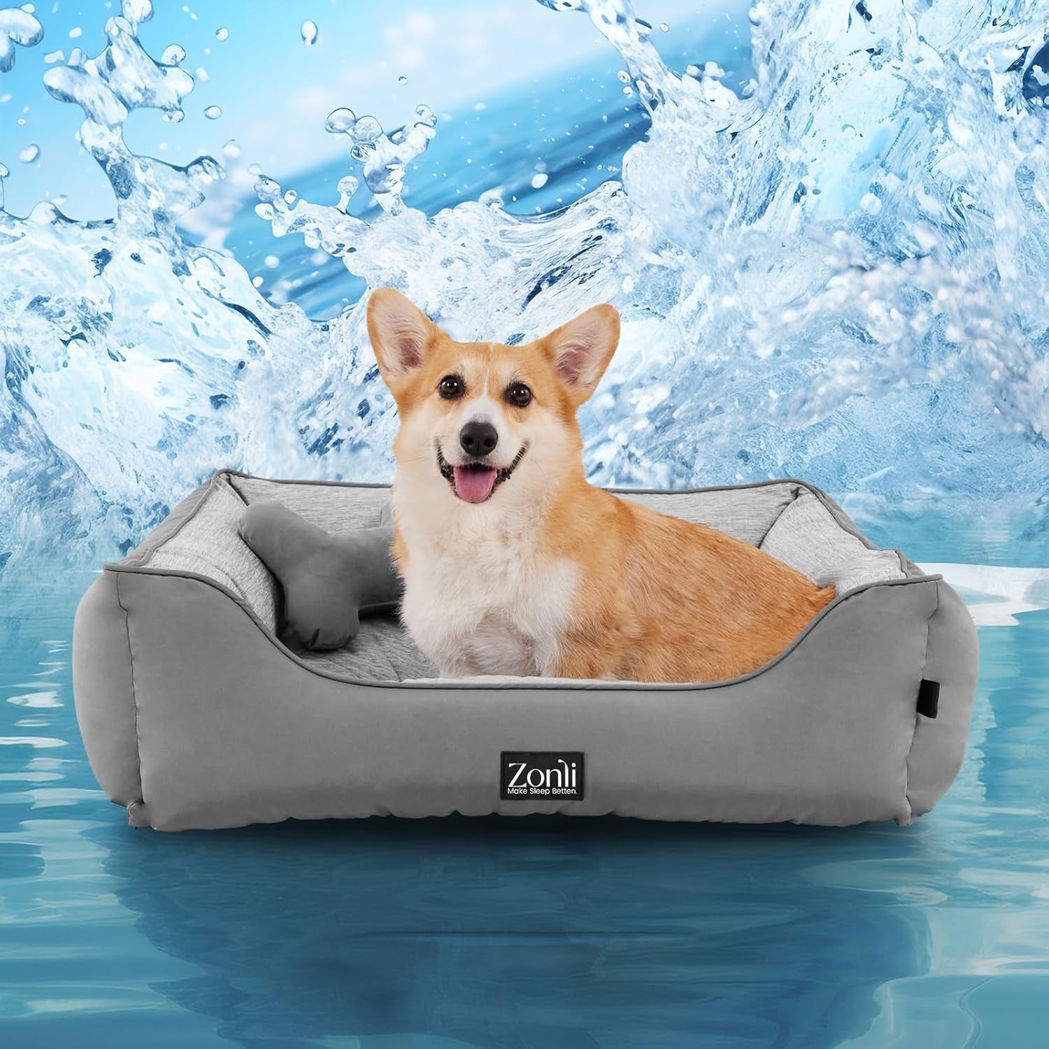 Large Dog Cooling Mat - Reversible Silicone Pet Cooling Pad, Durable & Washable, Ideal for Hot & Cold Use