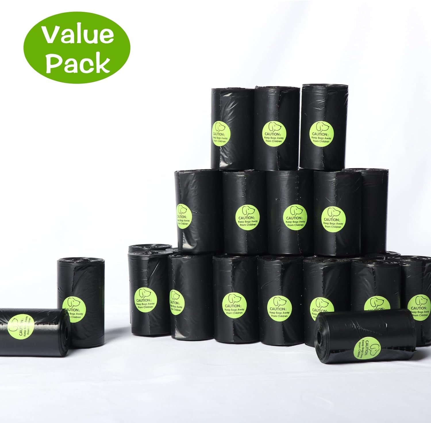 Value Pack Dog Poop Bags - Extra Thick Leak-Proof Waste Bags, Guaranteed Leak-Proof for Convenient Cleanup