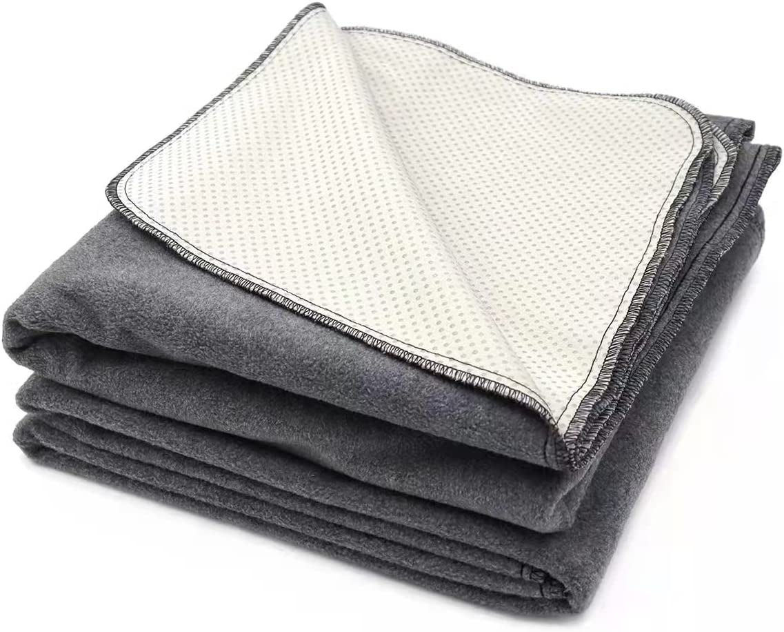 Peepeego 2-Pack Washable Dog Pads - Absorbent, Non-Slip, Reusable Puppy Pads with Free Comb