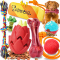 Zeaxuie 9-Pack Dog Chew Toys for Aggressive Chewers - Durable Rope, Squeaky Toys & Indestructible Bone for Large Breeds