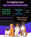 Ultrasonic Dog Bark Deterrent: Long-Range, Non-Shock Behavior Trainer