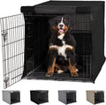 Gorilla Grip Heavy Duty Dog Crate Cover - Privacy Cover with Mesh Windows, Fits 30