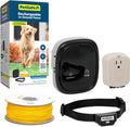 Petsafe Rechargeable In-Ground Pet Fence for Dogs Over 5lbs, Waterproof Collar with Tone & Static Correction