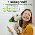 Dog Training Shock Collar, 4 Modes, Waterproof, Rechargeable, 3300Ft Range, Green