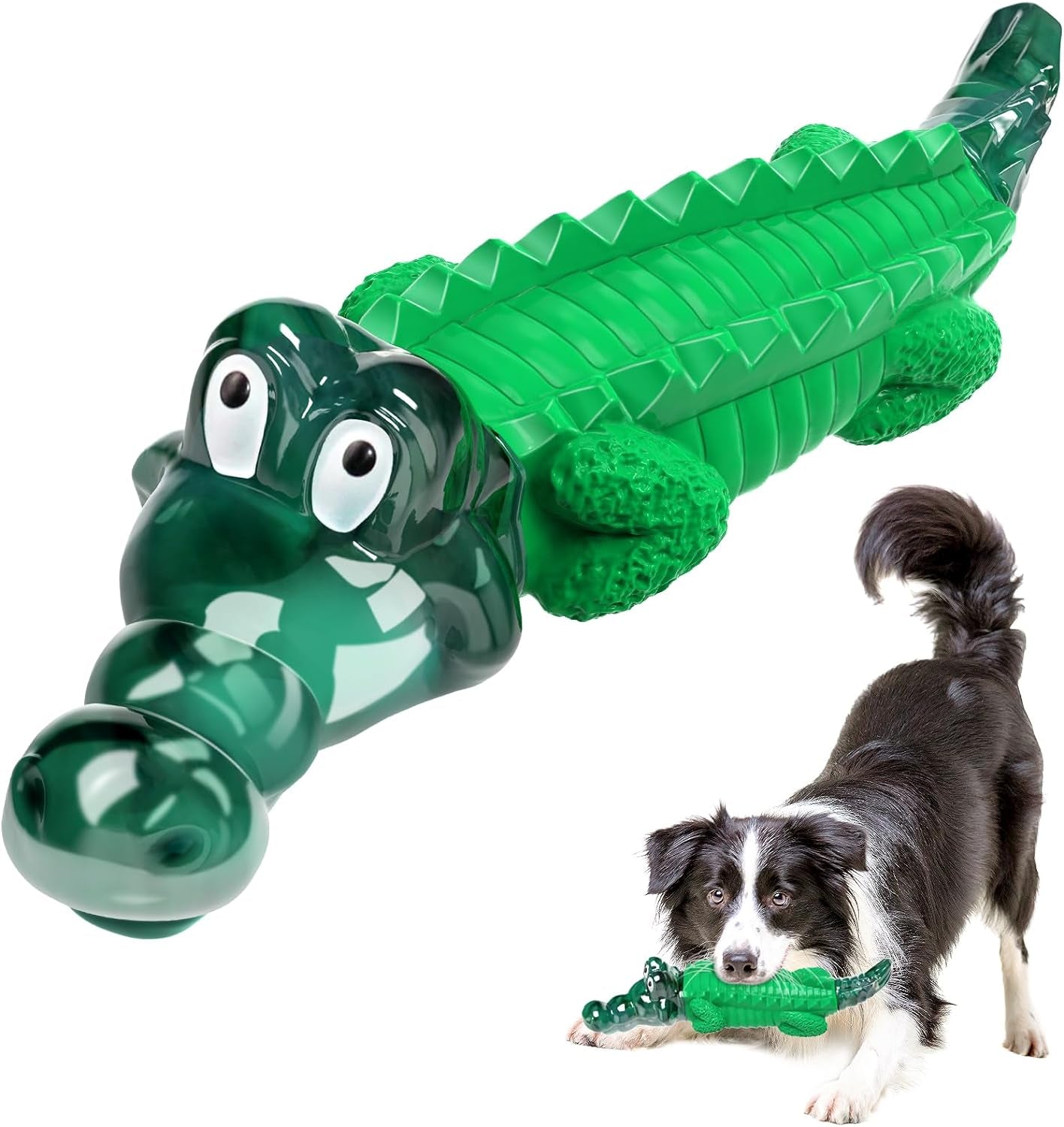 Indestructible Dog Chew Toys: Tough, Durable for All Sizes, Squeaky, for Aggressive Chewers