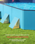 Peteast Foldable Dog Pool, Scratch Resistant, Octagonal, 71