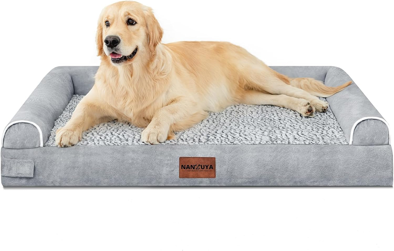 Large Orthopedic Dog Sofa Bed: Memory Foam, Waterproof, Removable Cover, Washable