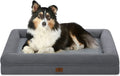 XL Orthopedic Dog Bed: Waterproof, Washable, Grey, Ideal for Large Dogs