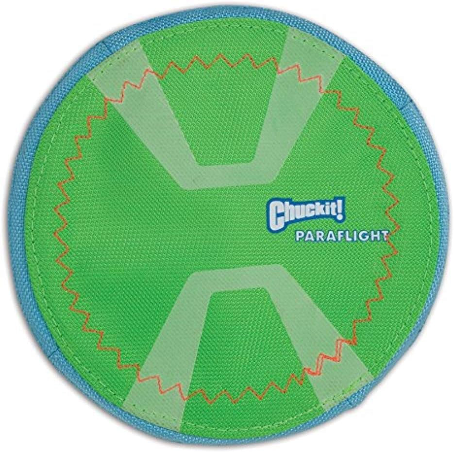 Chuckit! Paraflight Small Flying Disc: 6.75", Orange and Blue, for Dogs