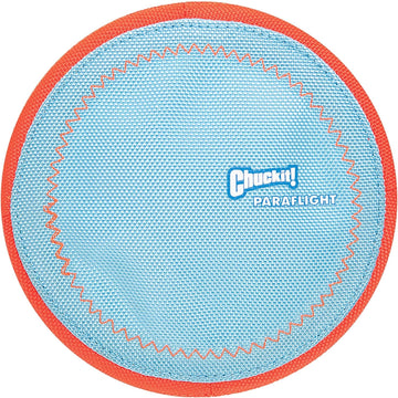 Chuckit! Paraflight Small Flying Disc: 6.75", Orange and Blue, for Dogs