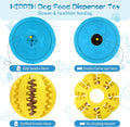 HIPPIH Dog Puzzle Toys 2-Pack - Interactive Treat Dispensing Balls for Small & Medium Dog