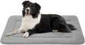 Joicyco Medium/Large Dog Bed, Soft Crate Pad, 36 in, Non-Slip, Washable - Dark Gray