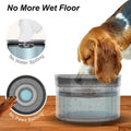 1-Gallon No Spill Dog Water Bowl - Large Capacity, BPA-Free, Anti-Splash with Non-Slip Base