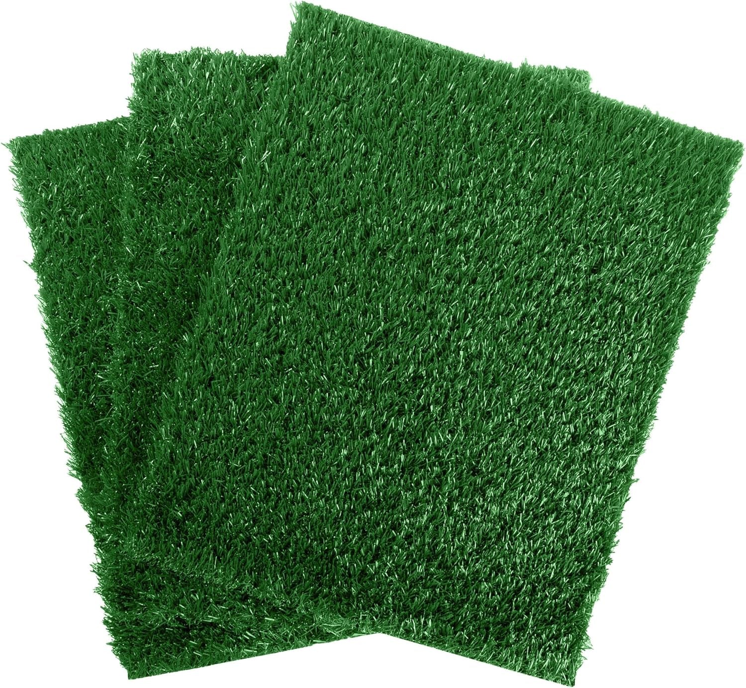 PETMAKER Artificial Grass Puppy Pee Pad with Tray – Reusable Multi-Layer Dog Potty Training Pad for Small Dogs