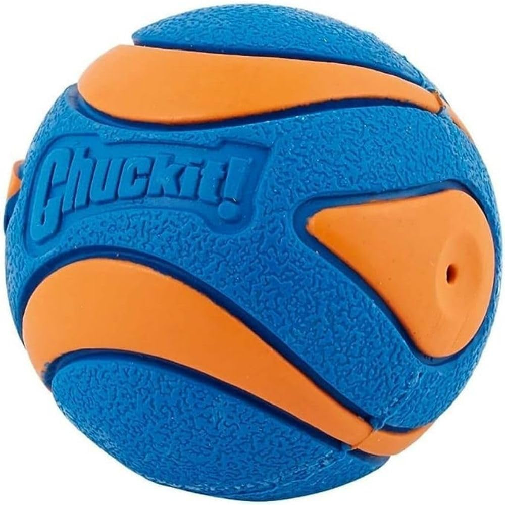 Chuckit! Ultra Ball Medium 8-Pack with Cleaning Bucket: Durable Dog Toy Set