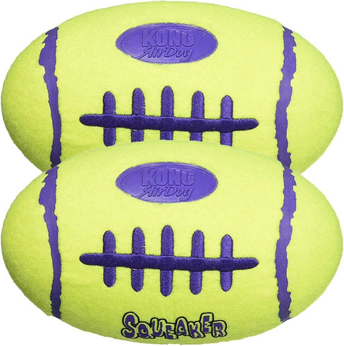 KONG Air Dog Squeaker Toy – Large 2-Pack, Durable Fetch & Play Toys for Dogs, Perfect for Interactive Playtime