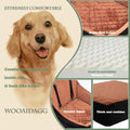 Travel Car Bed with Seat Belt, Fully Detachable & Washable, 3 Adjustable Straps for Secure Installation