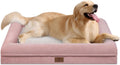 XL Orthopedic Dog Bed: Waterproof, Washable, Grey, Ideal for Large Dogs