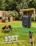 2-Pack Anti-Barking Devices: Rechargeable Ultrasonic Bark Control, Effective Indoor/Outdoor