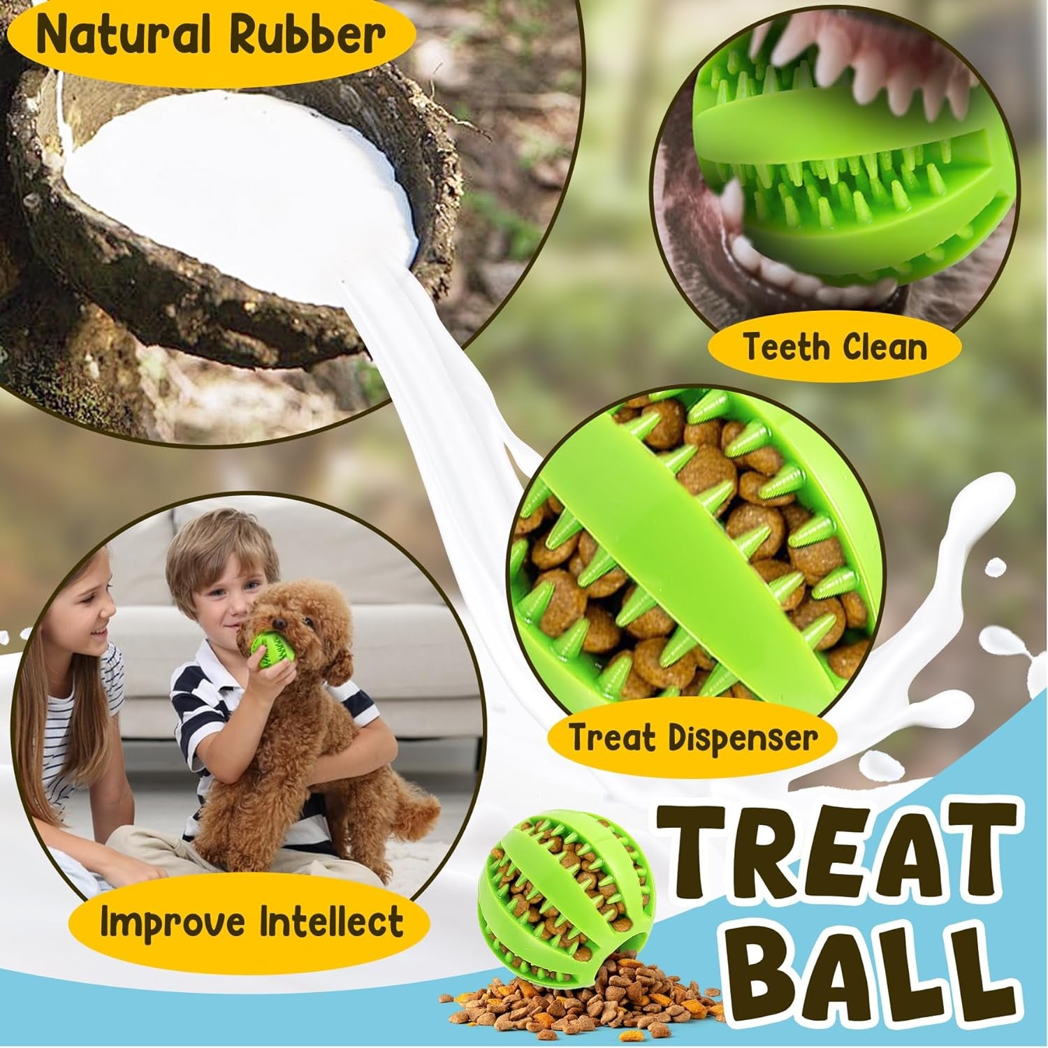 Zeaxuie 9-Pack Luxury Puppy Teething Toys, Includes Squeaky Toys and Chew Balls