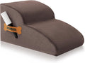 Romrol 4-Tier Dog Stairs: Non-Slip, Waterproof Fabric Cover, Ramp for Pets with Joint Issues, Grey