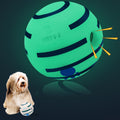 Wobble Giggle Ball for Dogs, Interactive Dog Toys for Boredom, Durable Wobble Ball, Fun Giggle Sounds Wiggle Ball, Active Rolling Ball for Small Dogs-2.75 Inch