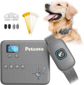 Wireless Dog Fence & Remote Training System for 2 Dogs, Non-GPS 2.4GHz with Beep, Vibration & Shock