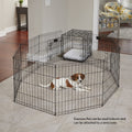 Midwest Foldable Metal Dog Exercise Pen – Portable Pet Playpen, Durable & Secure Outdoor/Indoor Dog Exercise Enclosure
