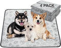 Qeils Reusable Washable Puppy Pads - 2 Pack Waterproof Non-Slip, Absorbent Training Mats for Crates, Playpens