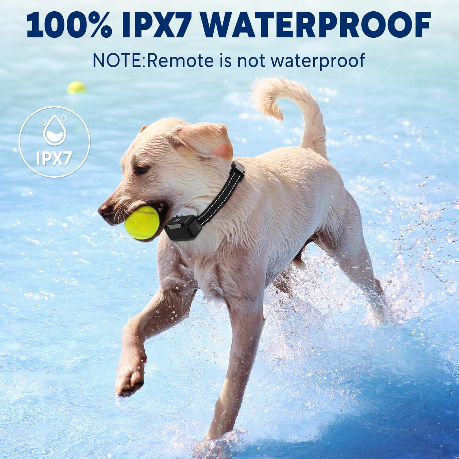 Electric Dog Fence System with Training Collar and Remote Control, Wireless Boundary Containment