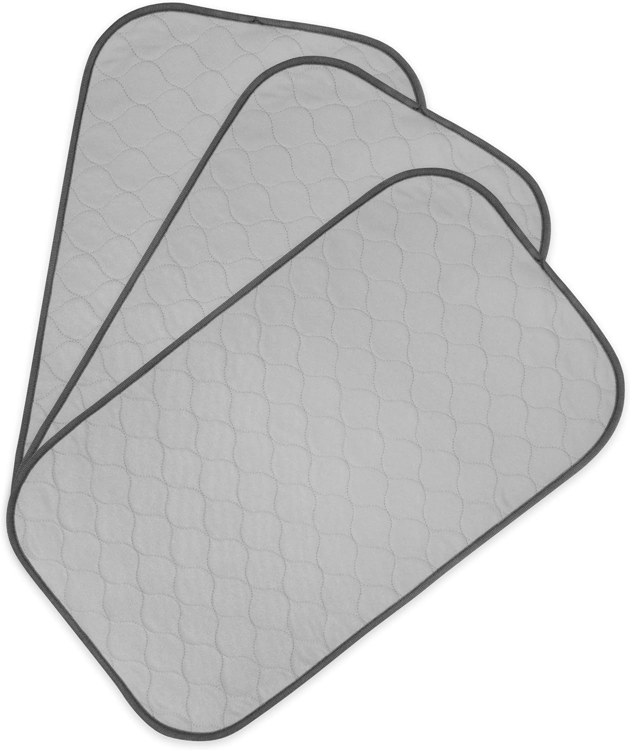PET MAGASIN Reusable Washable Pet Pads - Highly Absorbent, Waterproof Bottom, Perfect for Crates & Training, 3 Pack