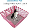 Peepeego 2-Pack Washable Dog Pads - Absorbent, Non-Slip, Reusable Puppy Pads with Free Comb