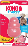 KONG Puppy Teething Chew Toy, Stuffable, Pink - Small Puppies