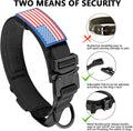 DAGANXI Tactical Dog Collar - Adjustable Military Training Collar with Handle and Metal Buckle for Medium/Large Dogs