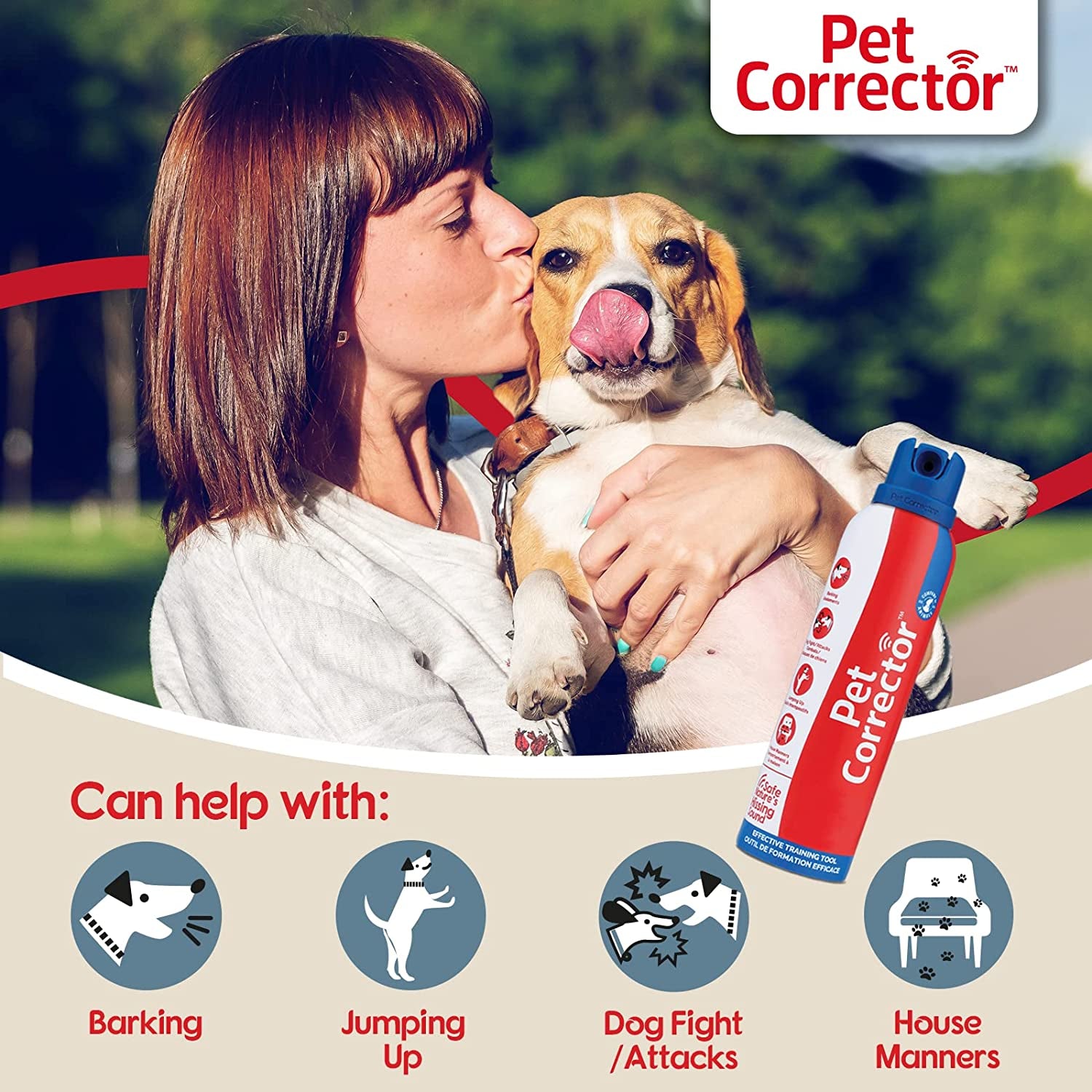 PET CORRECTOR 50ml Dog Trainer: Stops Barking, Jumping, Stealing Food, Safe & Humane