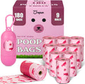 Leak-Proof Dog Poop Bags with Dispenser - Thick Waste Bags for Dogs, Unscented & Extra Strong