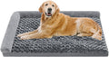 XL Washable Dog Bed with L-Shaped Bolster and Non-Skid Bottom for Large Dogs - 40x32 Inch