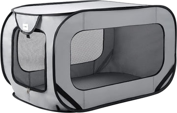 Love's Cabin Portable Large Dog Bed - Pop-Up Indoor/Outdoor Kennel, Car Seat Crate & Cat Bed Collection