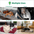 Waterproof Throw Blanket for Dogs - Extra Large Plush Faux Fur & Velvet Dog Blanket, Washable & Calming