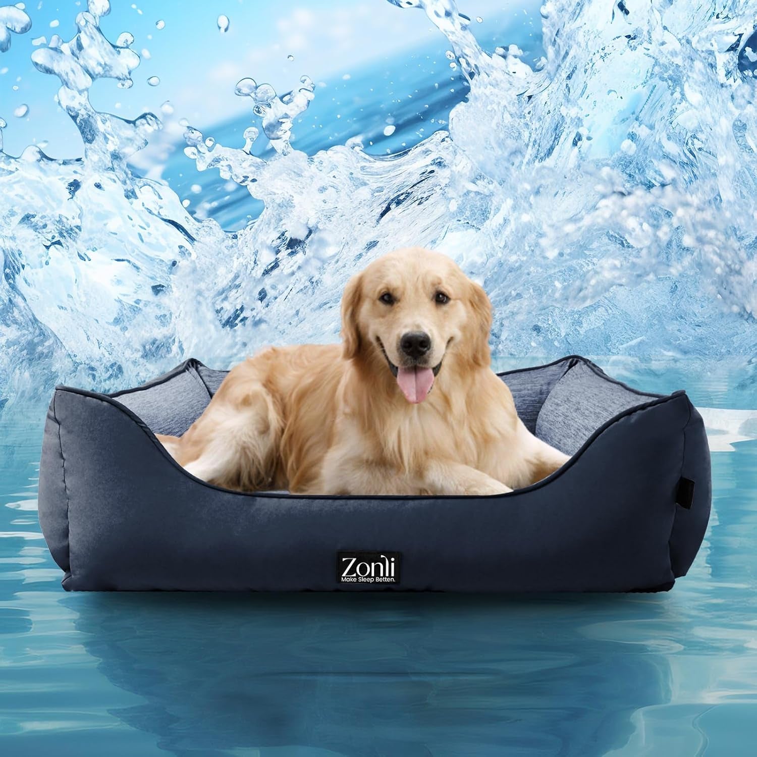 Large Dog Cooling Mat - Reversible Silicone Pet Cooling Pad, Durable & Washable, Ideal for Hot & Cold Use