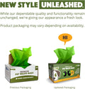 Dog Poop Bags - Certified Compostable, Easy Open, Leak-Proof, Eco-Friendly Waste Bags