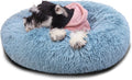 Small Calming Dog Bed - Anti-Anxiety, Washable, Fluffy, Waterproof, Anti-Slip Base