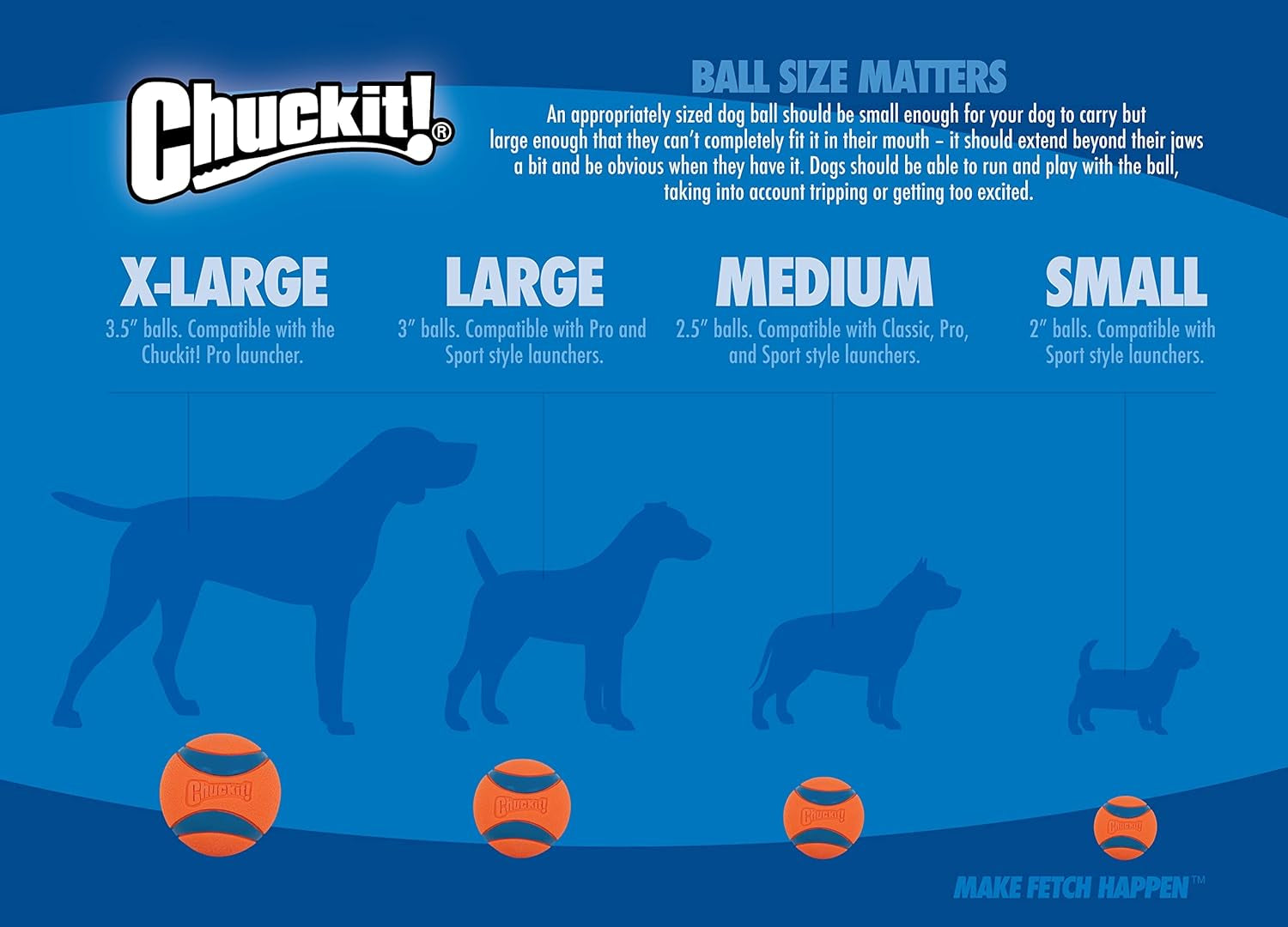 Chuckit! Air Fetch Ball Medium 2-Pack: Durable Rubber for Dogs 20-60 Lbs