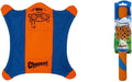 Chuckit! Medium Flying Squirrel Fetch Toy, Aerodynamic Design for Dogs, Orange & Blue