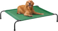 PRAISUN XL Outdoor Elevated Dog Cot with Mesh, Cooling, Portable - Dark Gray